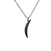 Crescent Moon Pendant Necklace – 925 Sterling Silver