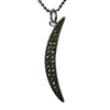 Crescent Moon Pendant Necklace – 925 Sterling Silver