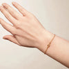 Adjustable Evil Eye Bracelet in Gold-Coated Sterling Silver