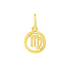 14K Gold Zodiac Charms and Adjustable GF Necklace