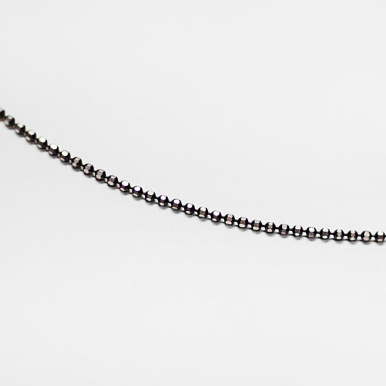 Black and online silver necklace