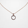 Round Charm And Necklace